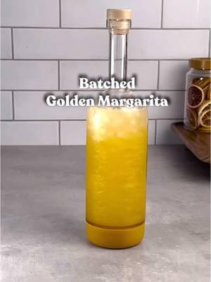 In celebration of yesterday's Golden Globes 🎥⭐️🏆🎬💛 Made with shimmering gold tequila, this Golden Batched Margarita is the perfect way to celebrate Hollywood's biggest stars! #GoldenGlobes #GoldenGlobes2025 #cocktails #asmr #asmrsounds #asmrvideo #cocktailtok #athomecocktails #tequila #tequiladrinks #tequilacocktails #margarita 