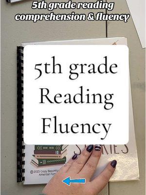 Help your 5th grader with reading comprehension and fluency. #readingfluency #readingcomprehension #learntoread #learnathome #homeschoolcurriculum #learningactivities #homeschooling 