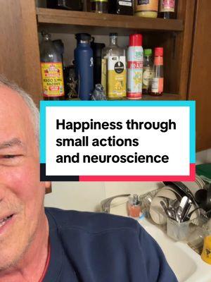 Happiness most often comes through the small things! Baby steps!! #happiness #joy #dopamine #neuroscience #babysteps #tinyhabits