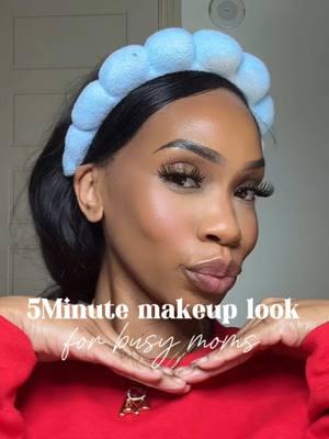 It took 7min due to recording and 6 because of brows but yea…lol  #nomakeupmakeup #makeuptutorial #makeupformoms #busymom #girlmom #boymom #MomsofTikTok #blackgirl #blackgirlmakeup #fypシ #quickmakeup #5minmakeup #skintok #newmomtips 