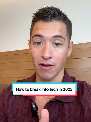 How to break into tech in 2025 #saas #sdrtips #bdrhowto #saleshelp #saleslife #saassales #sales #fypシ 