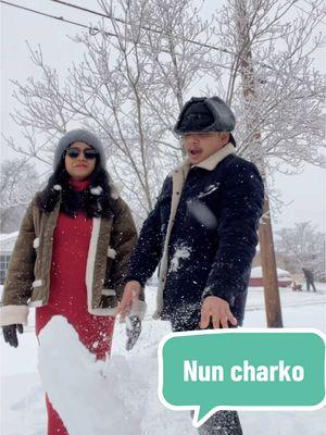 Nun charko tyoi mathi besar #nepalitiktok #nepalicomedy #nepalitranding #nepalisong #nepalentertainment #coulp #snow #wife #fyp 