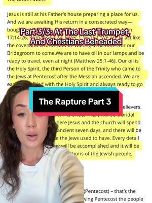 Part 3- The pre-tribulation rapture is, in my opinion, the only scripturally supported viewpoint.  The church does not endure Gods wrath and we are the Bride of Christ going to a wedding!!  #christian #christianity #jesuslovesyou #jesus #rapture #raptureready #jesuschrist #god #religion #endtimes #christiantiktok #bibleverse #biblestudy #biblehistory #history #bible #revelation #fyp #foryou #foryour #foryourpage #foryoupage #fypage #fypシ #fypシ゚viral #fypageシ #fyppppppppppppppppppppppp #fy #greenscreen 