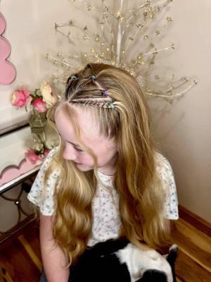 Happy Monday! Today we did a fun combo half up hairstyle! 🩵✨ All our favorite hair tools and accessories are linked in my bio under LTK! #kidshairstyles #hairtutorial #girlshairstyle #hairtok #braidstyles #wavyhair  #healthyhair #longhair #hairinspo #relatable #hairoftheday #hair #easyhairstyle #blonde #hairtips #schoolhairstyles #tween #hairdo #hairvideos  #hairaccessories #hotd #hairstyle #glitter #braids  #haireducation