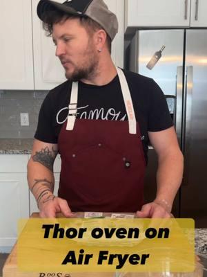 Using the air fryer setting on my @Thor Kitchen oven! I did a side by side pre sear vs no sear! I’m shocked at the outcome, and I’m never cooking chicken another way, it’s soooooooo good!  . #fyp #cookingvideo #masterchef #foodreel #foodvideo 