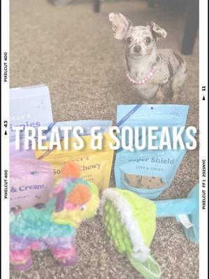 O my dog. How they know I lub treets & squeaks?! Thanx u so much Kim & Ryan for all my goodies!! I lub them all 🥰🩷 #dogtoys #dogtreats #dogasmr #dogchew #gift #dogpresent #happydog #chiweenie #ohmydog 