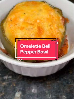 ❤️🥰 Omelette Pepper Bowl 🥰❤️ #ketobreakfast #bellpepper #eggs #bacon #cheese #everythingbagel #ketorecipes #ketodiet #ketocooking #healthybrealfast #omelette #pepperbowl #breakfast #omeletterecipe #ketokravings 