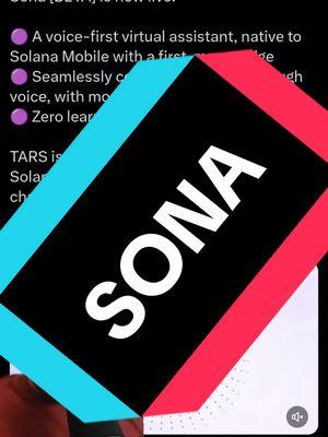 #SONA has me even more bullish on #TarsAI #TAI #fyp #cryptok #solana #SOL #crypto #cryptos #cryptocurrency #altcoin #altcoins #aicrypto #aicryptos AD