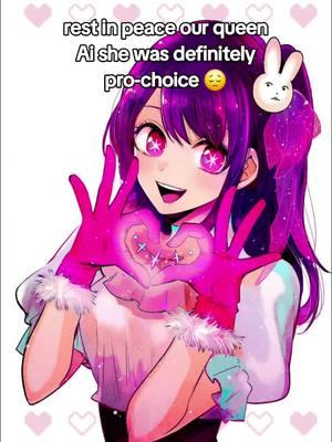 she CHOSE to have Ruby and Aqua in the end but terminating her pregnancy was an option. Btw istg my republican cousin was literally giving me brain damage glad I got that over with 😮‍💨 #oshinoko #onk #oshinokoanime #oshinokomanga #aihoshino #hoshinoai #fyp #fypシ #foryoupage #prochoice 