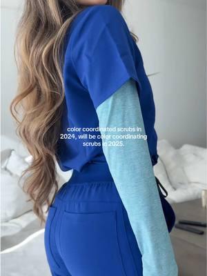 🫧💙🩺 outfit details: scrub set & long sleeve @fabletics scrubs headband: @lululemon  . . #nurseaesthetic #scrubootd #scrubs #nurseoutfits #nurseootd #cutescrubs #nurselooks #nursesoftiktok #nursetok #nurselife #nursestyle #nursecontent 