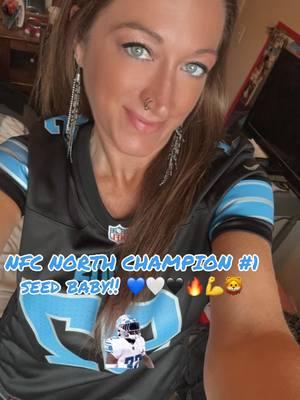 LFG LIONS NFC NORTH CHAMPION!! #1 seed baby!! 💙🤍🖤💪🔥🔥🦁🏈#1 #Dangerous #michigangirl♡ #lions #footballgirl🏈 #onepride #1seed #kingofthenorth #fypシ゚viral 