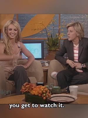 Britney Spears’ first appearance on the show. ♥️ #theellenshow #britneyspears #firstappearance #tbt 