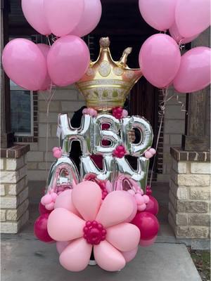 HBD Mini balloon bouquet! 🎀 #houstonballoondecor #hbd #partyshop #houston #htown #globos 