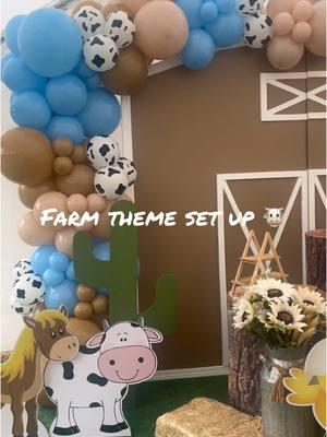 Farm set up 🐮🐑🐷#sonoma #bayareapartyplanner #balloondecor #farmtheme #balloongarland #foryou #fyp #paratiiiiiiiiiiiiiiiiiiiiiiiiiiiiiii #barn #foryou #backdrop #sonomacounty #creationsbyxochitl 