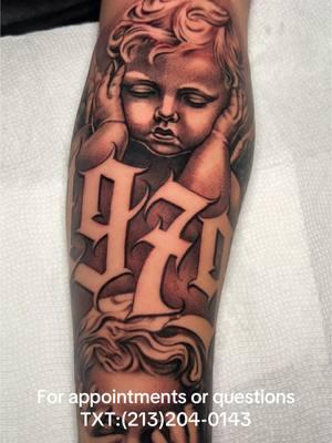 📍Cerritos CA. Now booking ! For appointments or questions TXT (213)204-0143 (213)204-0143 (213)204-0143  #tattoo #bng #blackansgray #bnginksociety #customtattoo #tattooideas #cherub #hearnoevil #seenoevil #artist #artistsoftiktok #1979 #79 #blackandgraytattoo #realism #losangelestattooartist #motivationmonday #losangelestattooartist #cerritos #cerritoscollege #nowbooking 