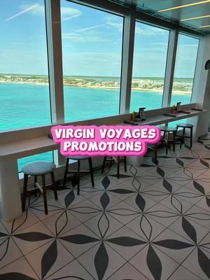 Virgin Voyages promotions 🚢 #virginvoyages #virgincruise #virgincruiseline #cruise #cruiseship #cruisetok #cruisetips #cruisetravel #cruisetravelagent #travelagent  