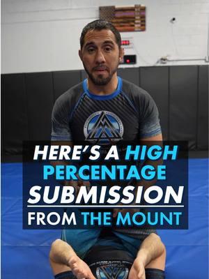 Here’s a high percentage submission from mount you should add to your arsenal! #jiujitsu #jiujitsutips #martialarts #combatsports #bjj  