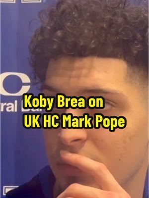 “He’s such a great human, man… We want to do good for him.” #Bbn #kentuckywildcats #kentuckybasketball #markpope #kobybrea #jaybilas #dayton #daytonflyers #daytonohio #rupparena #lexingtonky #lexingtonkentucky 