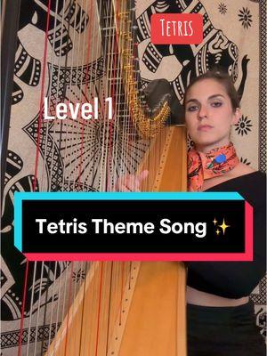 #tetris ✨ #themesong #harpcover #harptok #piaharpist 