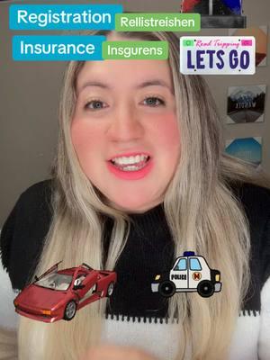 #cops #license #registration #insurance #police #theartsyteacher #theartsyschool #inglés 