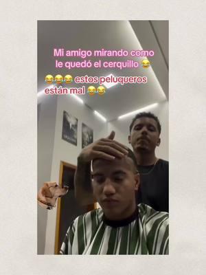 #CapCut #barber #hairstyle El mejor corte del año😂😂#haircut #barbero #barbershop #humor #barberlife #cortes #corteparahombres #funnyvideo #salon#usa_tiktok #usa🇺🇸 #viral_video #pyfツviral_❤ 