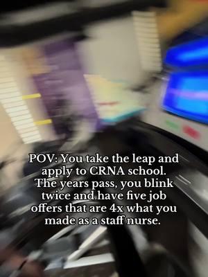 It will have taken me 11 years to become a CRNA. The time will pass anyway-take the leap and invest in your education and your future #crna #icunurse #nursingschool #crnaschool #travelnurse 