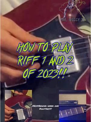 #RiffRewind week one #guitarist #guitarfyp 