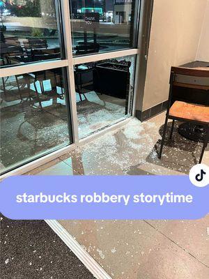 story time of my store getting robbed…… bro fr cut the power box and shut down the cameras. only stole cups and coffee… bro at least get something good like some oat milk and white mocha while you’re at it #starbucks #robbed #robbery #breakin #starbucksbarista #sbux #barista #baristalife #storytime #stolen #tobeapartner 