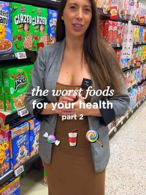 Worst foods for your health part 2 ‼️ Do you see the ingredients in those pizza rolls? 😱 I’ve never seen anything this crazy. 1️⃣ Commercial pizza rolls specifically Totino’s pizza rolls which contain two EU banned food ingredients including TBHQ & BHT 👉 swap for @eatsnowdays pizza rolls or make your own mini pizza! 2️⃣ Commercial ice creams like blue bell, blue ribbon, Ben & Jerry’s 👉 better brands include some Haagen Dazs simple flavors, cosmic bliss & ice cream for bears.  3️⃣ Commercial sodas 👉 Ollipop , zevia or the best spindrift!  #healthyeating #healthysnacks #healthydesserts #groceryhaul #grocerylist 