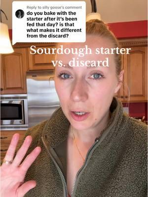 Replying to @silly goose the difference between sourdough starter and discard! #sourdoughstarter #sourdoughdiscardrecipe #sourdough #sourdoughstartertips 