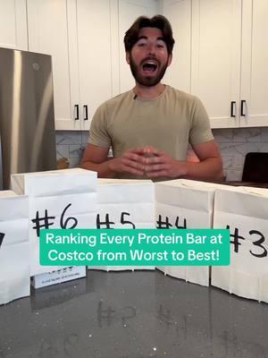 The BEST option is gonna surprise you! #costcotiktok #costcofinds #proteinbars #proteinbar 