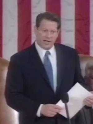 #OnThisDay Jan. 6, 2001: Vice President Al Gore certified his election loss to Texas Gov. George W. Bush.   “May God bless our new president and our new vice president, and may God bless the United States of America,” the outgoing vice president said.   Watch more at c-span.org #algore #georgewbush #electoralcollege #cspan 