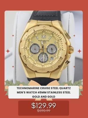 👉🏽 OFERTA Navidad🔥 ¡Envíos a Puerto Rico y EE.UU.! Pulsera gratis incluida con tu compra. Reloj Technomarine Men's Cruise 46 mm Correa de cuero negra Caja de acero y dial dorado Movimiento de cuarzo ¡Compra ahora y obtén un 5% de descuento adicional solo en nuestra página web! Garantía: 3 años en maquinaria 6 meses en batería (en tienda) 📞 Contacto: Jon - 9397177316 🔗 Compra aquí 📍 Ubicación #technomarine #ofertanavidad #relojes #pulseragratis #descuento