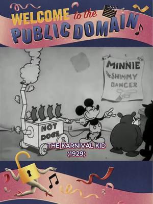 Welcome to the public domain, THE KARNIVAL KID (1929), where Mickey Mouse speaks his first dialog—though not in Walt Disney's iconic falsetto! 🐭 🎞️ Learn more at the link in our bio. 🔗 #PublicDomainDay #PublicDomain #CreativeCommons #CopyrightFree #OpenAccess #CulturalHeritage #ArtForEveryone #FreeToUse #IntellectualFreedom #MickeyMouse #Disney #DisneyHistory #ClassicCartoons #1920sAnimation #GoldenAgeAnimation #VintageCartoons #AnimationHistory #EarlyTalkies #IconicCharacters #CulturalLegacy #InternetArchive