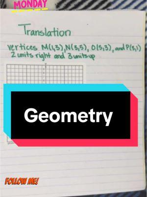 Helping geometry students #transformation #impactmath19 #translations 