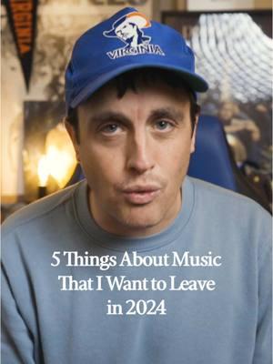 The five things about music I want to leave in 2024. #music #song #recording #popmusic #musiclover 