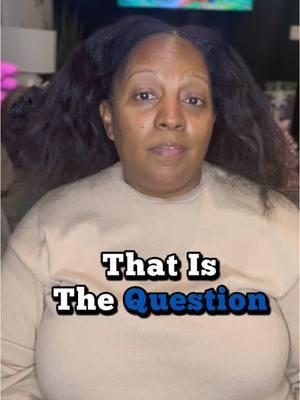 That is the Question!  #sheika #sheikascissorhands #Parisolympics #ncaafootball #healthyhair #eaa #zinnias #realhairseason #trimends