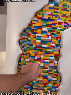 My tallest work ever, it’s a column of 51 ft that Installed in San Diego #art #lego #artwork #visualart #foryou 