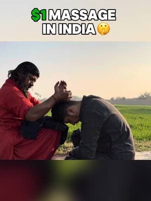 $1 massage in India #massage #indianmassage #asmrheadmassage #headmassageasmr #asmrtiktok #asmrclips #fypage #viralvideo  #usa🇺🇸 #newyork 