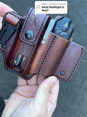 Replying to @xela789 it’s a Surefire Stiletto!  Upgrade your tool gear at www.taleofknives.com Size up the Big Boy or MPU tool belt organizer with your favorite #multitool and #flashlight #belt All leather gear is uniquely handmade one at a time in Oregon, USA #newgear #shopsmall #gerbergear #oregon #belt #belts #tools #olight #danner #electrician #surefire #maintenance #technician  