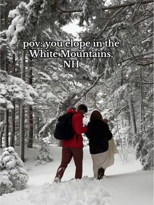 The White Mountains in the winter are simply magical. This is your sign to elope in this gorgeous winter wonderland!! I’m ordained too so I can officiate your ceremony and sign your marriage license! • • #winterelopement #mountainelopement #winterwedding #snowphotoshoot #whitemountainsnh #whitemountains #hike #hikenh #newhampshire #newhampshireelopement #newhampshirephotographer #nhphotographer #snow #winter 