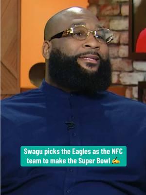 Marcus Spears is still rolling with the #Eagles as the team to beat in the #NFC 👀 #NFL #SuperBowl #Lions