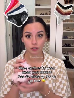 What undies to wear  when and where?  Les do Make up tells  us how 😅 #lesdomakeup #underwear #fyp #foryoupage #fypシ #fypシ゚viral #paratiiiiiiiiiiiiiiiiiiiiiiiiiiiiiii #fyppppppppppppppppppppppp 