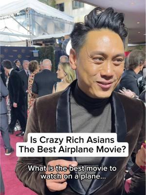 What is the best movie to watch on an airplane and why is it Crazy Rich Asians? Golden Globe nominated Wicked Director Jon M. Chu shares his theory and why he thinks Glen Powell is coming for their in-flight crown.🌪️ #imdbpartner #crazyrichasians #jonchu @IMDb @Golden Globes 