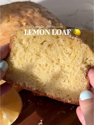 One-Bowl Lemon Loaf 🍋 Recipe  - 3/4 cup neutral oil   - 1 1/2 cups sugar   - 3 large eggs   - 1/2 cup milk   - 1 tbsp vanilla extract   - 2 tbsp lemon juice   - 1 tbsp lemon zest   - 2 tsp baking powder   - 2 tsp cinnamon   - 1 tsp salt   - 2 cups all-purpose flour   1. Preheat your oven to 350°F and prepare a loaf pan by greasing it with spray oil or lining it with parchment paper.   2. In a large mixing bowl, whisk together the oil, sugar, eggs, milk, vanilla extract, and lemon juice until smooth.   3. Add the lemon zest, baking powder, cinnamon, salt, and flour to the bowl. Gently mix until just combined, ensuring no streaks of flour remain. Be careful not to overmix.   4. Pour the batter into the prepared loaf pan and bake for about 1 hour, or until a toothpick inserted in the center comes out clean.   5. While the loaf cools on a wire rack, make the glaze by whisking together 1 cup powdered sugar with 2 tsp lemon juice and a splash of milk. Adjust the milk to achieve your desired glaze consistency.   6. Once the loaf is slightly cooled, drizzle the glaze generously over the top. Allow the glaze to set before slicing and serving.   More recipes on flavorsbyfrangipane.com #lemonloaf #lemoncake #lemondessert #breakfastideas #howto #EasyRecipes #homemade