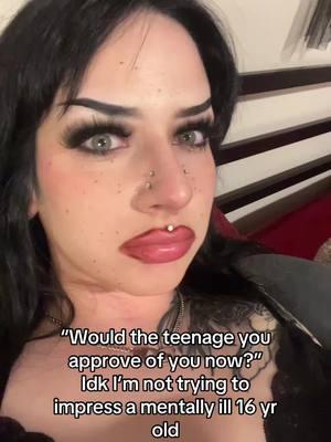 Likeee I’m 25 I do not care LMAO life goes ON bro #bpd  #mentalillness #relatable #reels #tatted #inked #go #gothaesthetic #altgirl #altmodel #gothmodel #alternativegirl #emo #dyedhair #alt #makeup #piercings #fashion #style #grunge #grungegirls #tumblr #tumblraesthetic #lookbook #darkfashion #gothgf #fyp #dating