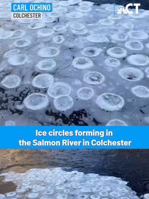 Check out these ice circles forming on the Salmon River! Thanks to Carl for sending us this video from a chilly day in Colchester. #ConnectingYou #StormTracker #Colchester #Connecticut