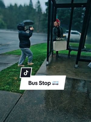 Rain or shine i find a way! We had some people pull over to watch the show even. #pnwphotographer #creativephotographer #rainydays #rainydayvibes #busstop #busstopphotos #pnwlife #oregoncheck #pnwonderland 