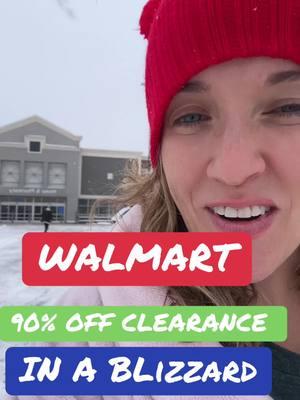 Come with me during a winter blizzard to check out Walmart’s 90% off Christmas clearance!  #ClearanceHunter #ClearanceShopper #WinterClearance #WalmartClearance #SavingMoney #Blizzard #Blizzard2025 #Snowstorm2025 