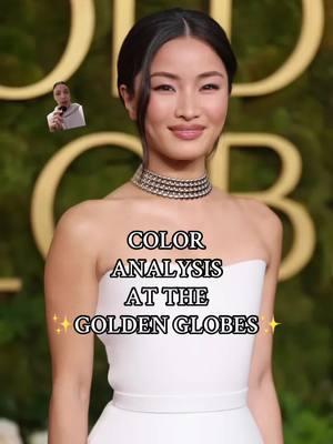 Color Analysis for the Golden Globes Red Carpet🏆 #coloranalysis #redcarpet #annasawai #leightonmeester #cynthiaerivo #zendaya #eizagonzalez #nikkiglaser 